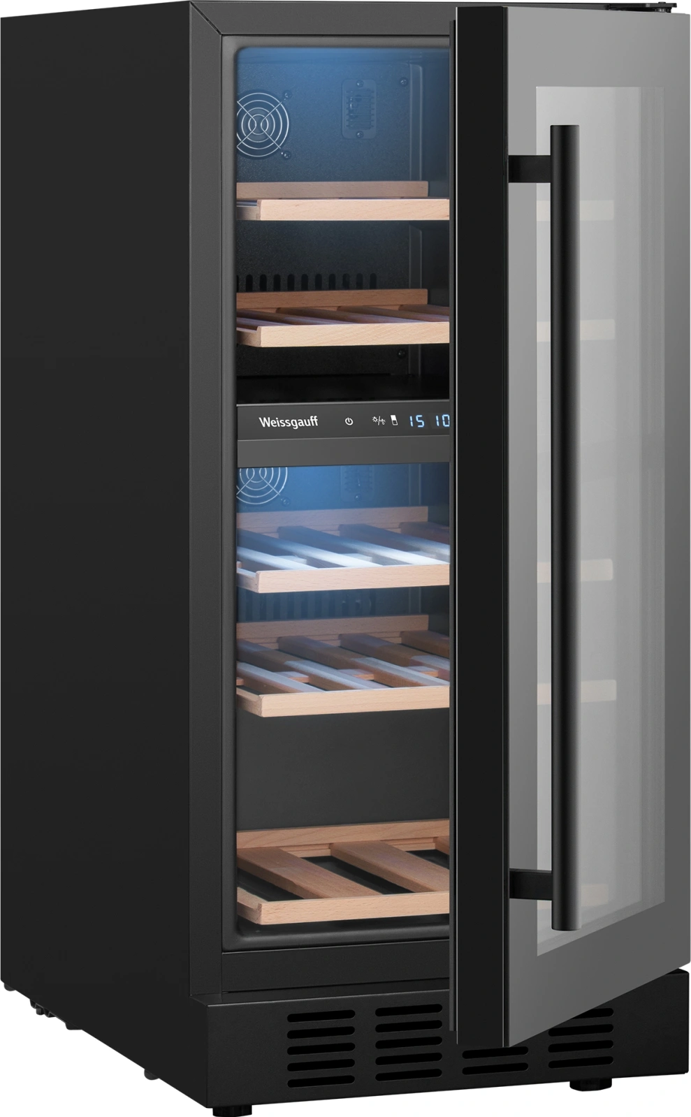 Винный шкаф Weissgauff WWCI-26 DB DualZone, фото 4