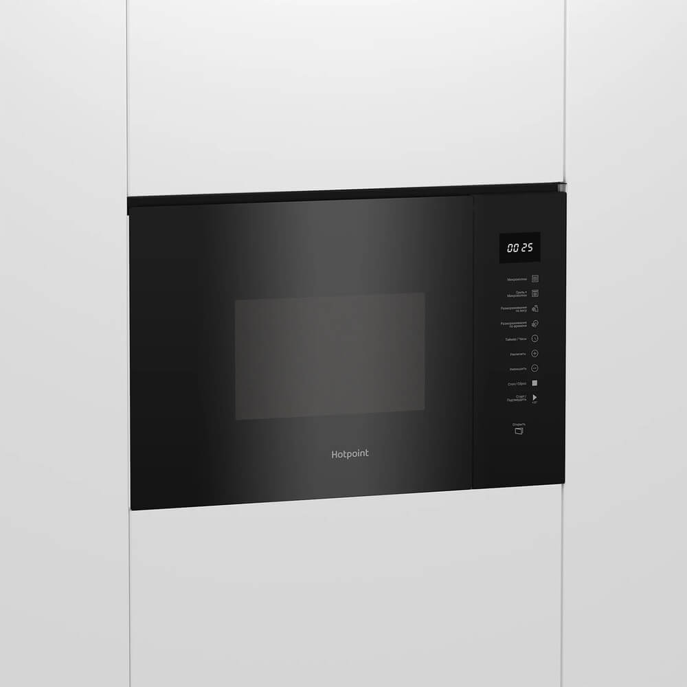 Встраиваемая микроволновая печь Hotpoint MF25G BL H, фото 3