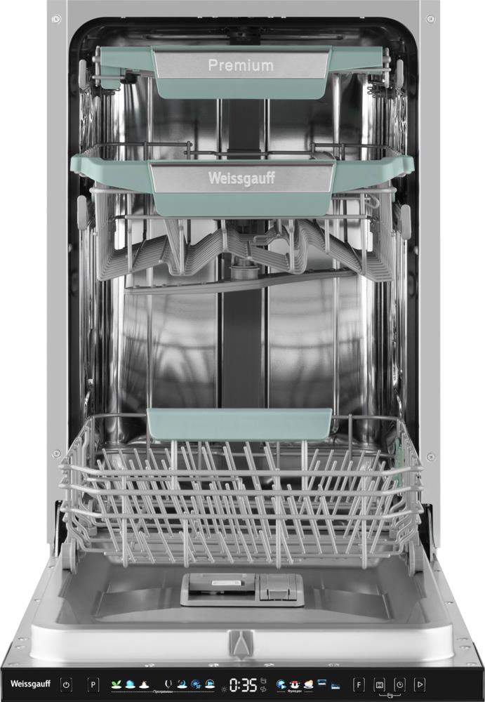 Встраиваемая посудомоечная машина WEISSGAUFF BDW 4160 REAL TOUCH, фото 4