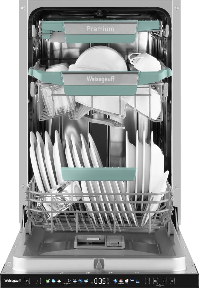 Встраиваемая посудомоечная машина WEISSGAUFF BDW 4160 REAL TOUCH, фото 5