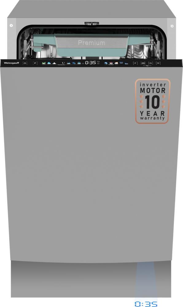 Встраиваемая посудомоечная машина WEISSGAUFF BDW 4575 D INVERTER, фото 2