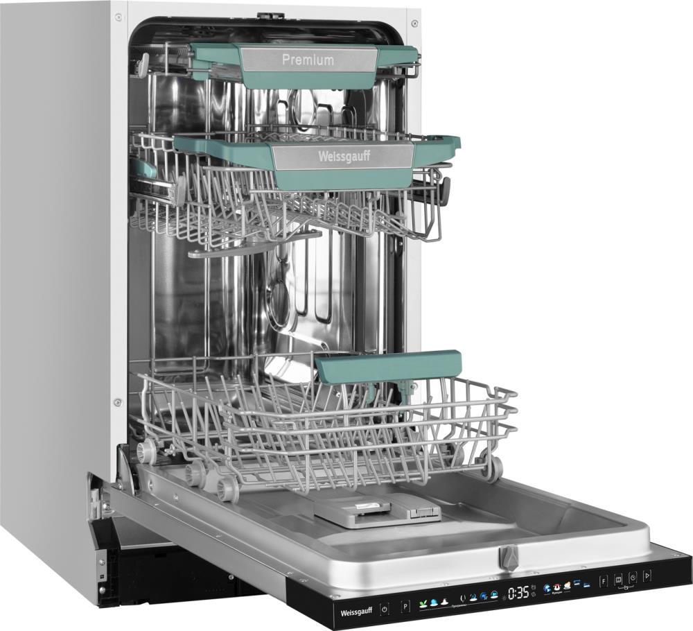 Встраиваемая посудомоечная машина WEISSGAUFF BDW 4575 D INVERTER, фото 6