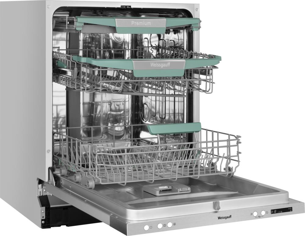 Встраиваемая посудомоечная машина WEISSGAUFF BDW 6075 D INVERTER, фото 6