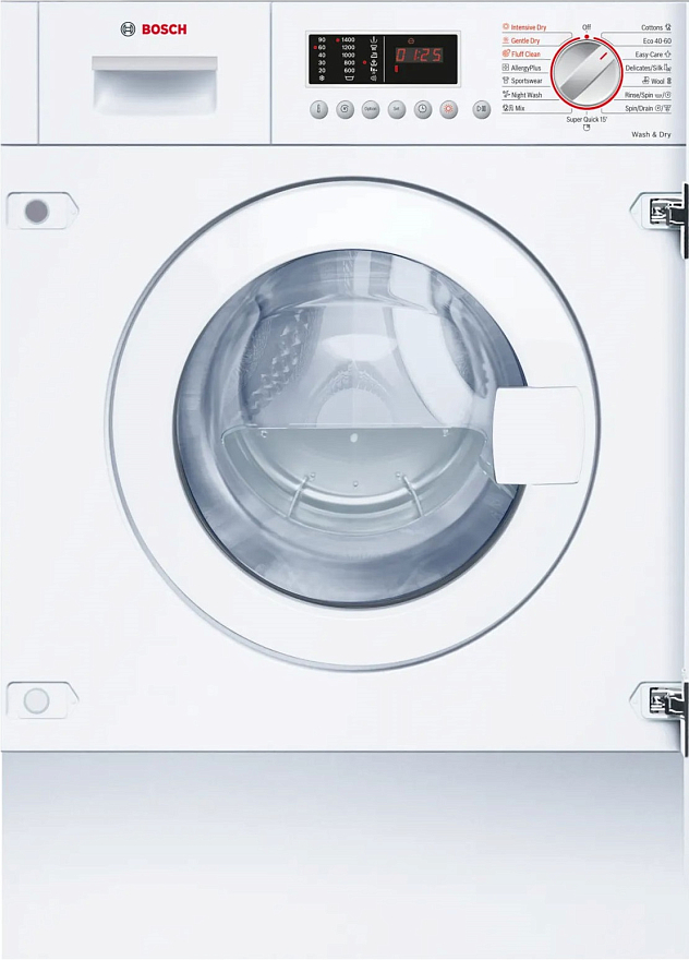 Встраиваемая стирально-сушильная машина Bosch WKD28542EU