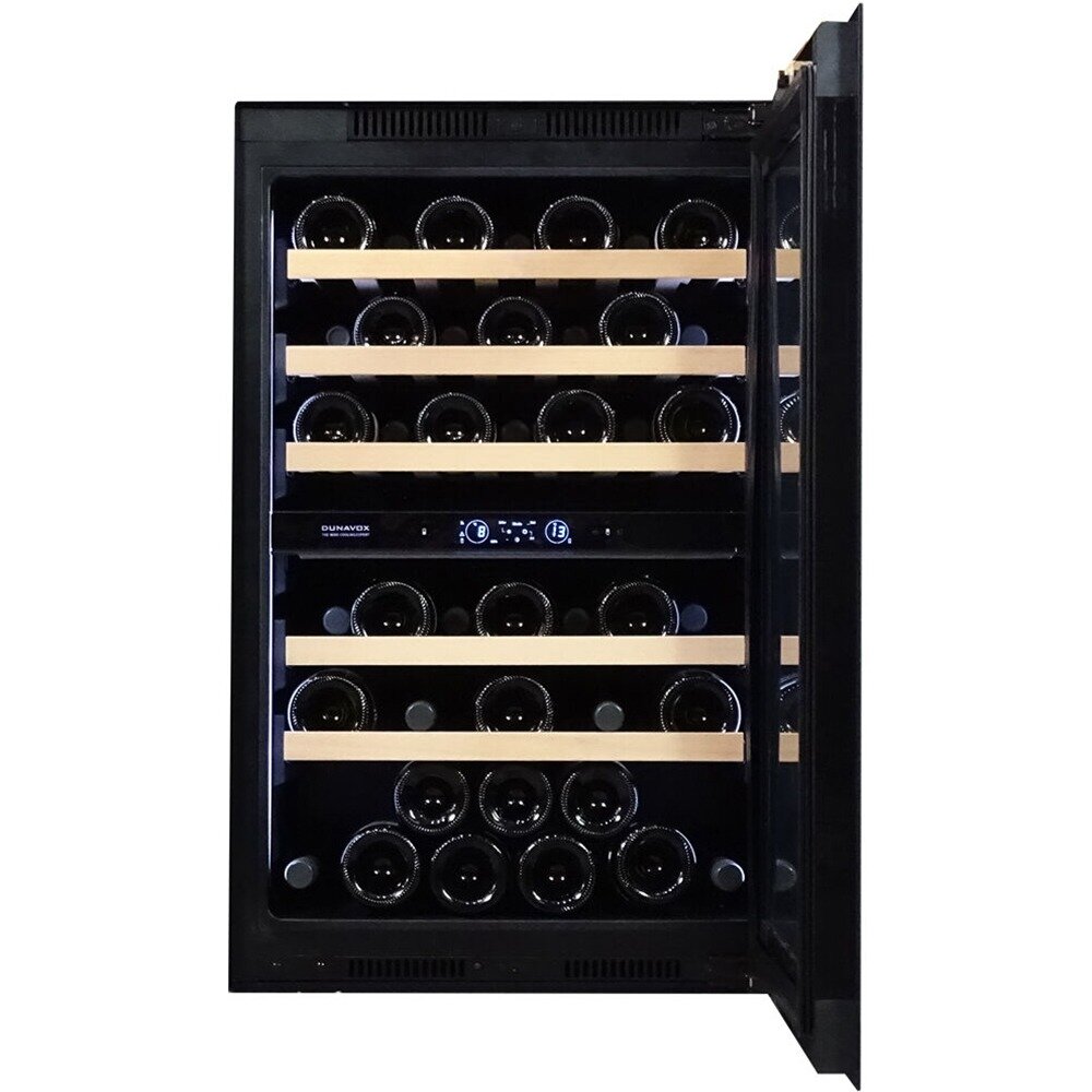 Встраиваемый винный шкаф Dunavox DVS-44.120DB, фото 3