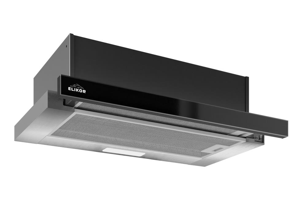 Вытяжка ELIKOR Интегра GLASS 60Н-400-В2Д нерж/стекло черное, превью предыдущего фото