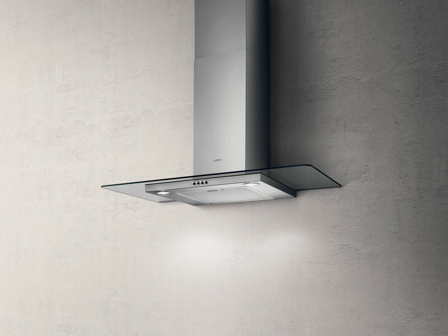 Вытяжка каминная Elica Flat Glass IX/A/90, превью предыдущего фото