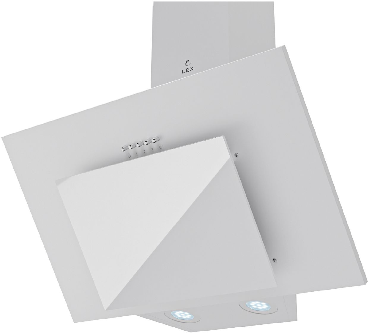 Вытяжка каминная Lex MIRA 600 WHITE, фото 2