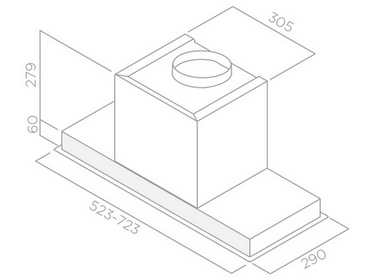 Вытяжка встраиваемая Elica Hidden 2.0 BL MAT/A/52 черный, превью предыдущего фото