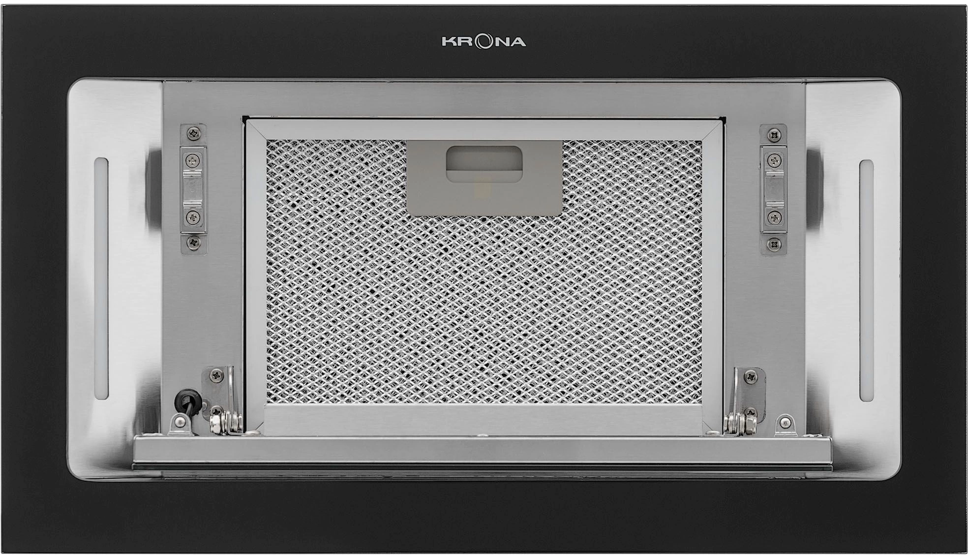 Вытяжка встраиваемая Krona Selina 600 GLASS BLACK S, фото 4