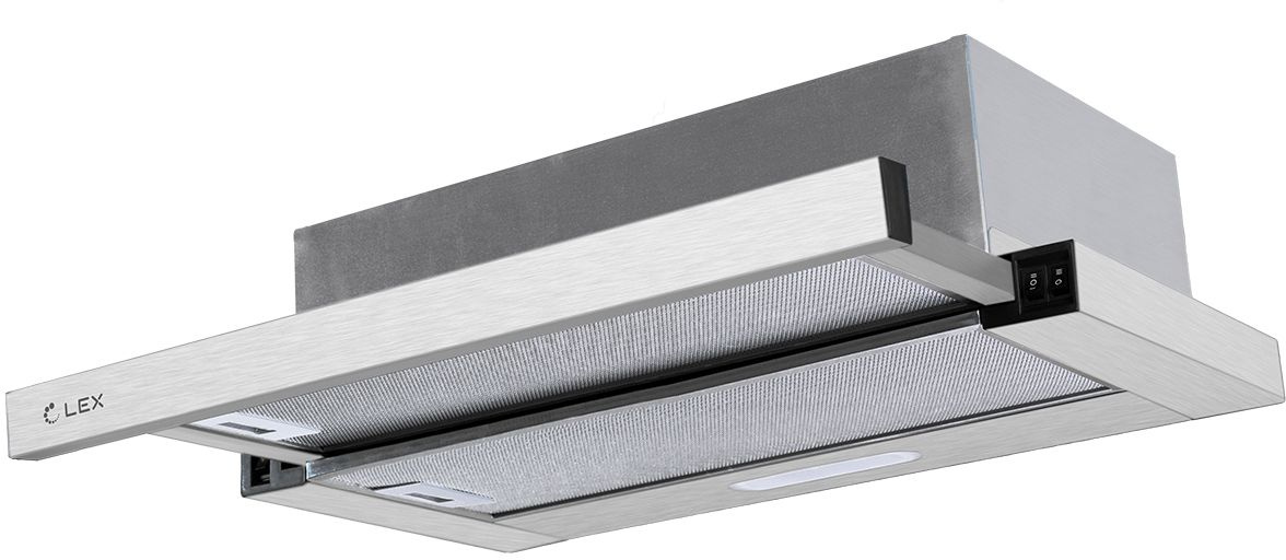 Вытяжка встраиваемая Lex Honver 2M 600 INOX, фото 2
