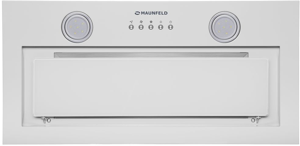 Вытяжка встраиваемая Maunfeld TRAPEZE 602IG белый, фото 2